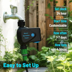 Water Timer for Garden Hose, WiFi Smart Sprinkler Timer, Water Flow Meter - Image 3