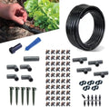BlueBarrel™ Gravity-Fed Drip Irrigation Kit with Bubbler Emitters: No-Pressure/Low-Pressure Irrigation for Rain Barrels, Rain Tanks, & Cisterns. Made in USA by BlueBarrelRainwaterCatchment