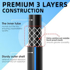 5/8 IN. × 10FT. Heavy Duty Hybrid Garden Hose, High Flow 5/8" I.D. No Memory Durable Lightweight Water Hose Leader Hose for Watering, Irrigation, Water Transfer Pump - Image 4