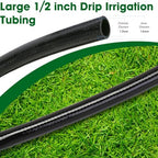 Garden Irrigation Tubing,1/2" Blank Distribution Tubing 100ft Flexible Tubing,Watering Drip Automatic Irrigation System for Garden Greenhouse, Flower, Patio, Lawn (100 FT) - Image 2
