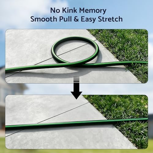 Heavy Duty Garden Hose 100 ft x 5/8", 5-Layer Hybrid Water Hose - Image 5