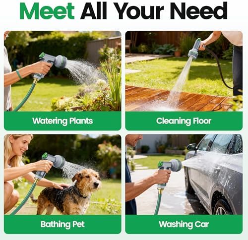 Garden Retractable Hose Reel, 1/2 Inch x 100 ft Wall Mounted Garden Hose Reel with Any Length Lock, Upgraded Slow Return System and 180°Swivel Bracket - Image 7