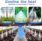 Portable Misting System, Outdoor Misting Cooling System - Image 2