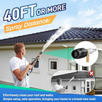 Magula Adjustable Long Range Pressure Washer Nozzle Kit, 4–4.5 GPM Downstream Injector, 40FT Spray, 1/4” Quick Connect, 15 Feet Hose, Pressure Washer Spray Nozzle | W/ 2000 to 4500 PSI - Image 3