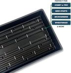 10 Plant Growing Trays (WITH Drain Holes) - 20" x 10" - Perfect Garden Seed Starter Grow Trays: For Seedlings, Indoor Gardening, Growing Microgreens, Wheatgrass & More - Soil or Hydroponic - Image 5