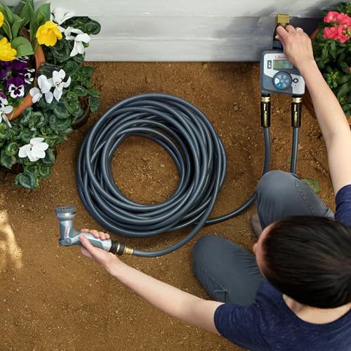 Gilmour Flexogen Heavy Duty Garden Hose – Leak-Proof Brass Couplings, Kink Resistant 8-Layer Design, 500 PSI, Made in USA, 5/8 in x 100 Feet (Pack of 2) - Image 4