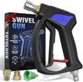 Short Pressure Washer Gun with 3/8" Swivel, 4080PSI by TUTULUCK