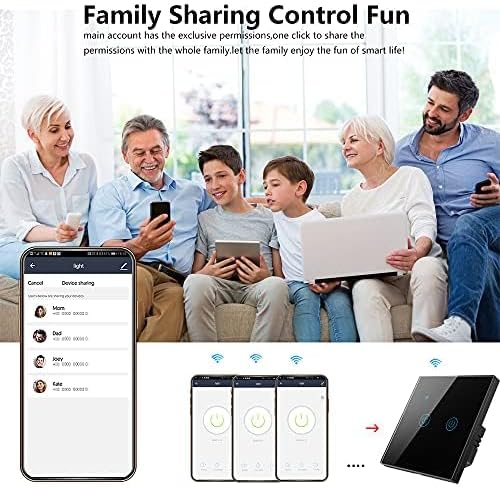 Homekit US 20A Smart Water Heater Switch,Glass Touch Panel,Works with Apple Homekit, Neutral line Needed - Image 6