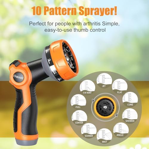 Garden Hose 50FT, Camper Water Hose with Nozzle Ultra-Light & Flexible Garden Water Hose - Burst-Resistant, Kink-Free, High-Pressure Use for Lawns, Gardens, and Outdoor Cleaning - Image 6