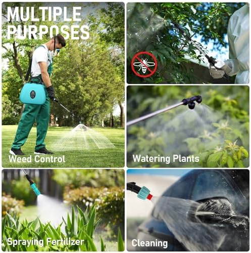 2 Gallon Sprayer, Battery Powered Sprayer with USB Rechargeable Handle - Image 6
