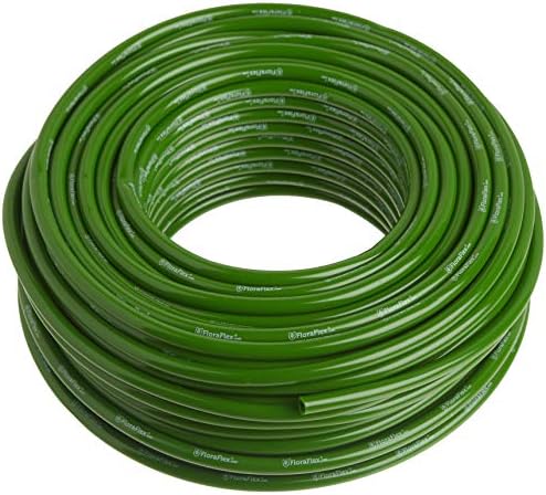 100' Flora Tube | 1/4" OD By 3/16" ID Vinyl Drip Irrigation Tubing | Green by FloraFlex