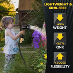50 ft Expandable Garden Hose - Superior Strength 3750D - 4 -Layer Latex Core - Expanding Water hoses - Extra Strong Brass Connectors/Storage Bag - Image 6