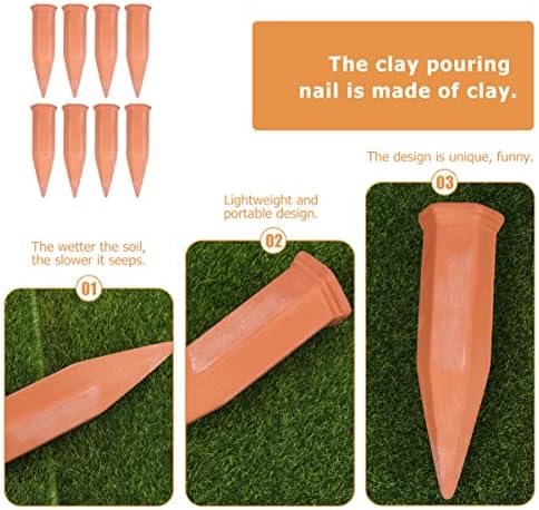 Toyvian 16pcs Ceramic Self-Watering Irrigation Tool Automatic Watering Device for Outdoor Garden Hands Plant Lightweight and Unique Design for Plant - Image 5