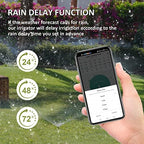 WiFi Sprinkler Irrigation Timer Garden Watering Hose Timer with Rain Delay - Image 4