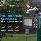 Digital Programmable Water Timer, Garden Hose Sprinkler Timer for Irrigation and Watering Systems, 1 Outlet - Image 5