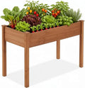 DUMOS 48x24x30 Inch Raised Garden Bed, Elevated Wood Planter Box with Legs by DumosLifestyle
