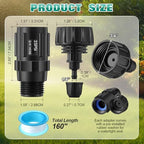 8 Set 25 PSI Drip Irrigation Pressure Regulator Kit - Image 2