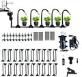 Outdoor Misting Cooling System Kit with 24v Silent Pump & Adjustable Nozzles & Flexible Misting Line & Filter, Patio Misters Mister System Drip Irrigation System for Outsi(Size:25mtube + 40 nozzles) by Melairy