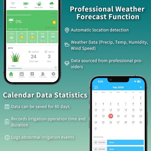 Netro Solar Powered Sprinkler Timer for Garden Hose 2.4G WiFi APP Control - Image 6
