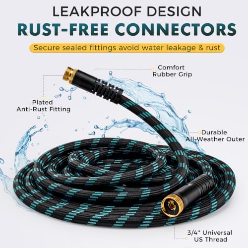 Garden Hose 75FT, Lightweight Water Hose for Lawn,Gardening - Image 3