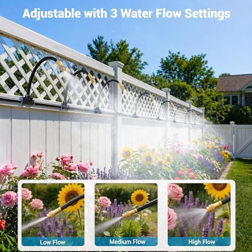 Thiswing 100FT 360° Adjustable Irrigation System for Garden - Image 3