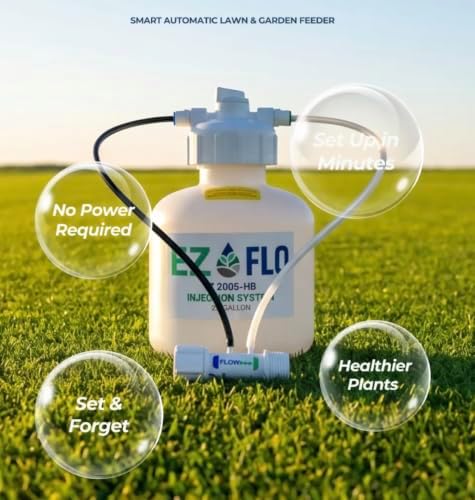 EZ-FLO 3/4 Gallon Hose‑Bib & Drip Fertilizer Injector | Low‑Pressure Garden Feeder for On/Off Flow & Drip Irrigation | EZ 2005‑HB - Image 3