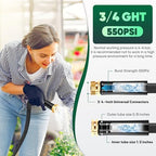 Toolasin Garden Hose 50 FT, Non-Expanding, Lightweight Water Hose with 3/4" - Image 6