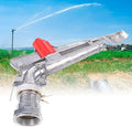 Agricultural Irrigation Spray Gun, 1.5" Adjustable 360° Rotation Metal Lawn Sprinkler, 80M Large Area Spraying System for Farms Orchards Tea Gardens Plant Irrigation by QUEMARQUE