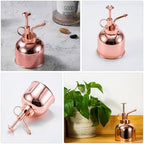 Happyyami Vintage 300Ml Stainless Steel Watering Can with Pump for Succulent Plants Rose Gold Plant Spray Bottle for Indoor Gardening and - Image 7