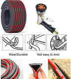 Professional Freestanding or Wall Mounted Garden Hose Reel, 1/2" Hose Reel Set, Easy to Carry and Store, Prevents Twisting, for Watering Flowers/Washing Car/Do,Rack+50mHose - Image 2