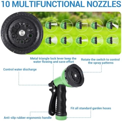 Aptliton Heavy‑Duty Stainless Steel Garden Hose,50FT - Image 5