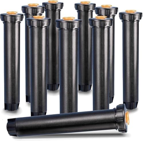 (10) Rain Bird 1806 SAM-PRS Sprinkler, 6-Inch Pop-Up Spray Body, Pressure Regulating & CV by RainBird