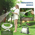 Hose Reel Cart Garden Hose Reels Wall Mount Floor Cleaning Hose Cart, Watering Hose Organizer, Household Portable Irrigation Tools, with High Pressure Water Gun (Color : A, Size : Hose Cart+15m Pipe - Image 5