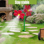 Crazy Daisy Sprinkler, Crazy Dancing Flower Water Sprinklers, Funny 360°Rotating Sun Flower Dancing Daisy Lawn Sprinkler, Irrigation Tool for Yard Watering Kids Pets Playing (2PCS-A) - Image 3