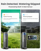 Aiper IrriSense 2 Lawn Sprinkler, Smart Irrigation System, Multi-Zone Plant-Specific Watering, Smart Scheduling, Weather-Adaptive Irrigation with Rain Sensor, for Lawns up to 4,800 sq.ft.-Blue - Image 4
