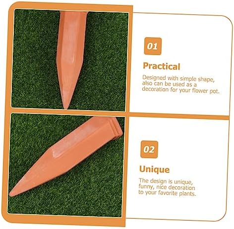 TOYANDONA 8Pcs Ceramic Automatic Watering Device for Flower Pot Plant Red - Image 7