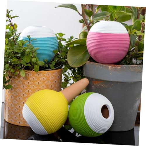 BESPORTBLE 4pcs Terracotta Plant Watering Globes with Self Watering Spikes for Outdoor Plants Large Ceramic Drip Irrigation Stakes Automatic Devices for Garden and Patio - Image 6