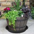 1 Pack of 26 inch Plant Saucer, Large Plant Tray, Heavy Sturdy Plant Drainage Tray for Indoors, Bird Bath Bowls, Sturdy Plastic Pot Tray for Planter (Black) - Image 3