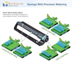 Turbo Oscillating Sprinkler 100003, Adjustable Sprinkler Spray Width & Range, Covers Up to 4,000 Square Feet, 18 Precision Nozzles for Even Watering, by New England Garden Tools - Image 4