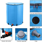 50 Gallon Collapsible Rain Barrel with Spigot and Zippered Top - Image 3