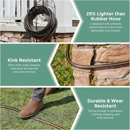 Giraffe Tools Garden Hose 5/8", 50ft Water Hose Heavy Duty - Image 5