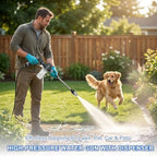 Hose Hawk Pro Pressure Washer Gun, High Pressure Hose Nozzle with 4 Spray Modes, Adjustable Handheld Pressure Washer Nozzle for 3/4" Garden Hose, Watering Sprayer for Car Yard Patio Pets Washing (C) - Image 3