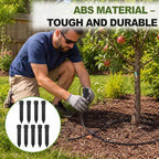 Junkin 9 Pack 8 Inch Large Deep Root Watering Stake, Black 9 - Image 6