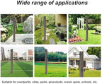 304 Stainless Steel Vertical Garden Water Column, Outdoor Water Fountain Courtyard Hydrant Retro Post Faucet, Garden Hose Holder with Brass Faucet,freestanding Antifreeze Faucet Water Dispenser - Image 7