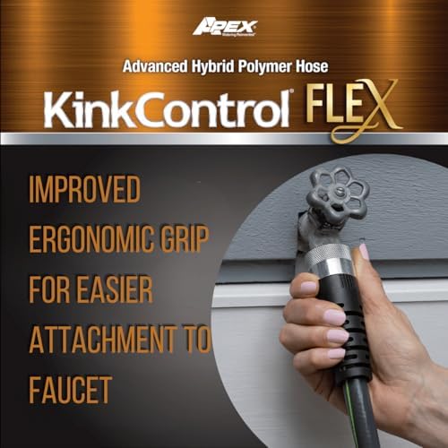 Kink Control Flex Advanced Hybrid Hose - 50 Ft Outdoor Hose, 40% Lighter, Ultra Flexible, Easy to Maneuver, Neverkink Technology, Durable Construction - Image 3