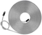 Beaulife Metal Garden Hose 50 ft Flexible No Kink Lightweight RV Drinking Water Hose Extension Leader Hose Heavy Duty Outdoor - Image 2