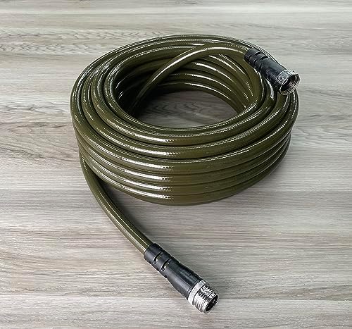 Water Right 500 Series (1/2") Garden Hose, Drinking Water Safe, 100-Foot, Stainless Steel Fittings, Olive Green - Image 3