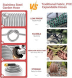 Lefree 50ft Metal Garden Hose with Upgraded Leak‑Proof Rubber Sleeve - Image 5