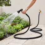Asixxsix 100ft Garden Hose with 10 Function Nozzle - Image 7