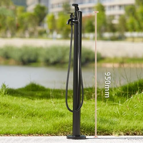 Freestanding Stainless Steel Garden Hose Holder with Faucet - Outdoor Landscape Fountain Hydrant for Car Washing & Watering, Durable Garden Decor, Rust-Resistant, Easy Installation - Image 2